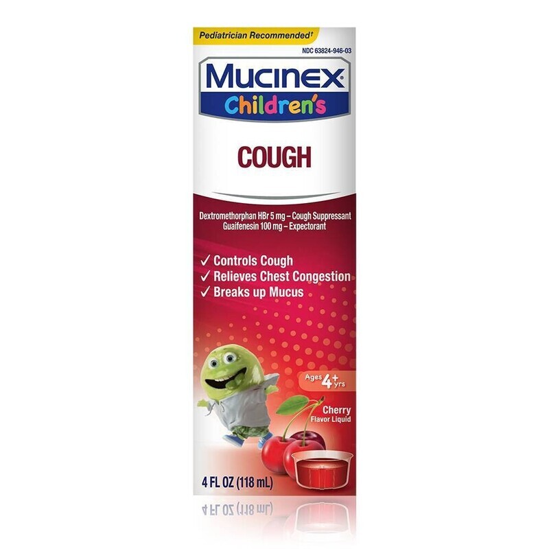 Children&#39;s Mucinex Cough Liquid 4fl oz