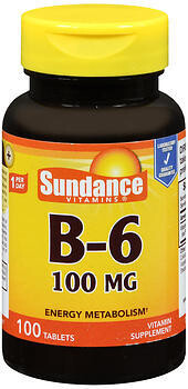 Sundance Vitamin B-6 100mg Tablets 100ct