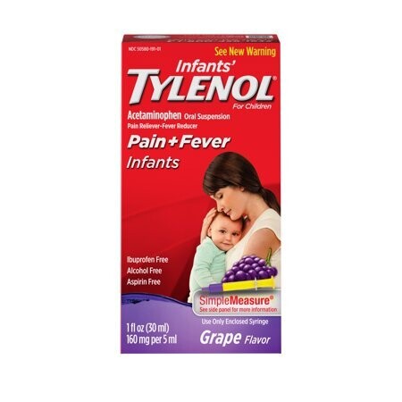 Infants Tylenol 160 Mg/5 Ml 1fl oz