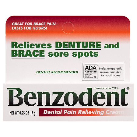 Benzodent Denture Pain Cream .25oz