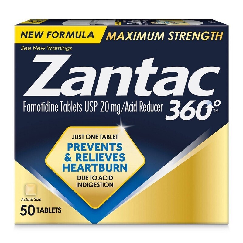 Zantac 20mg Tablets 50ct
