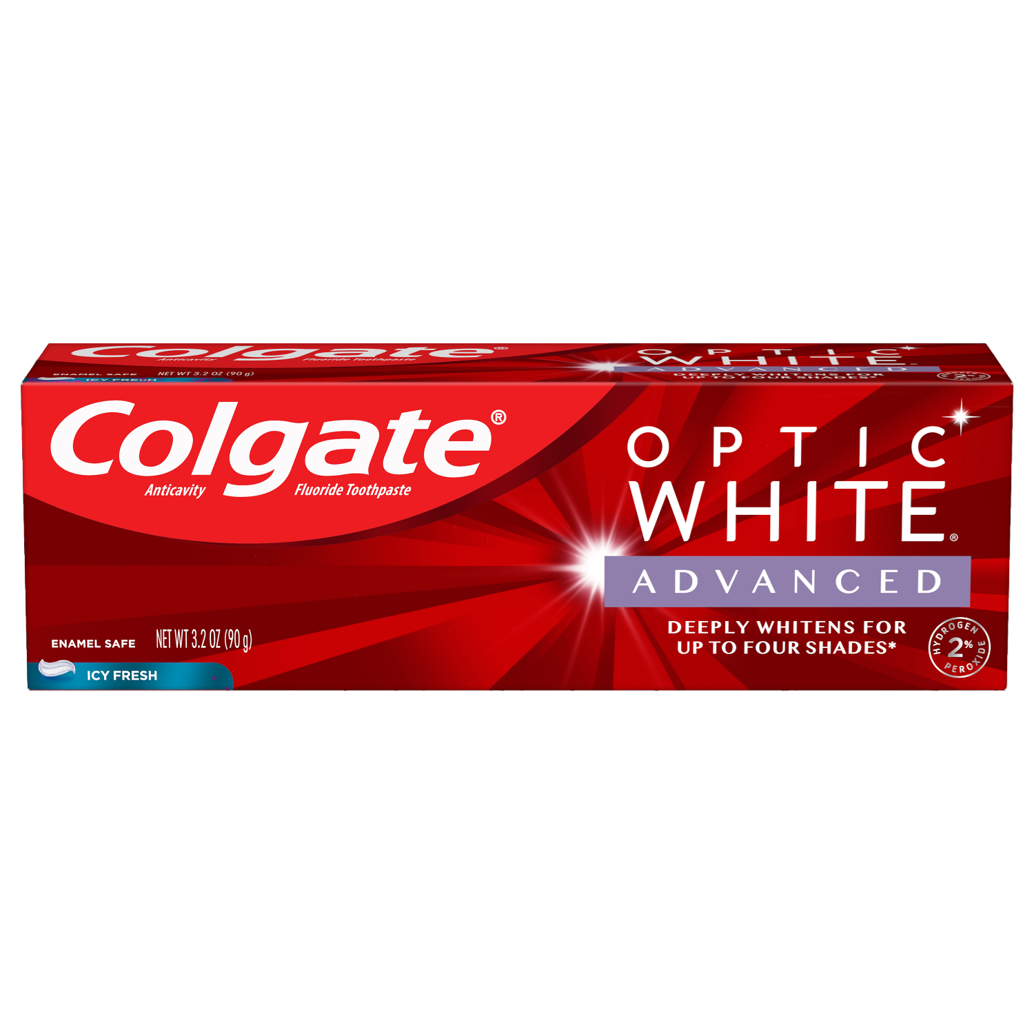 Colgate Optic White Advanced Icy Fresh 3.2oz