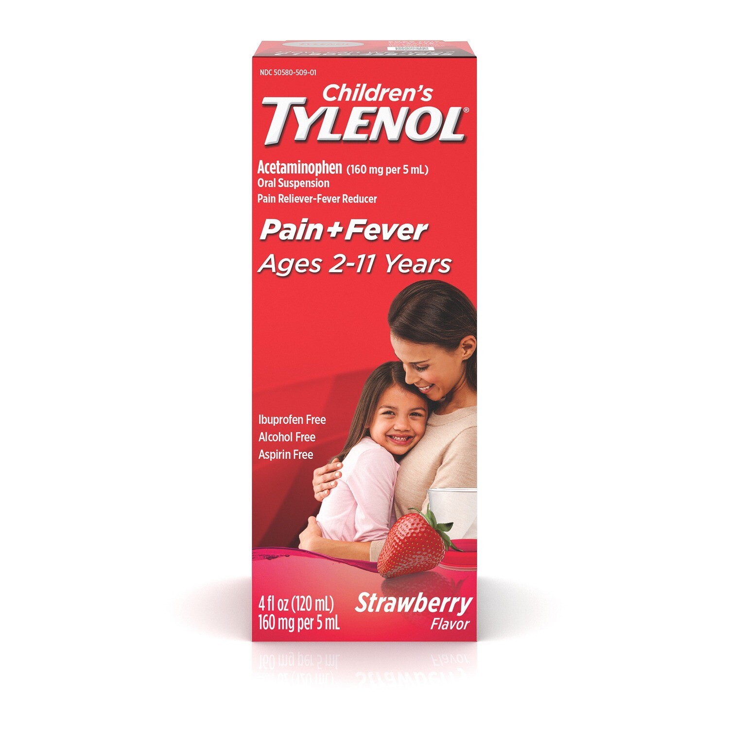 Tylenol Children&#39;s Suspension Strawberry 4oz