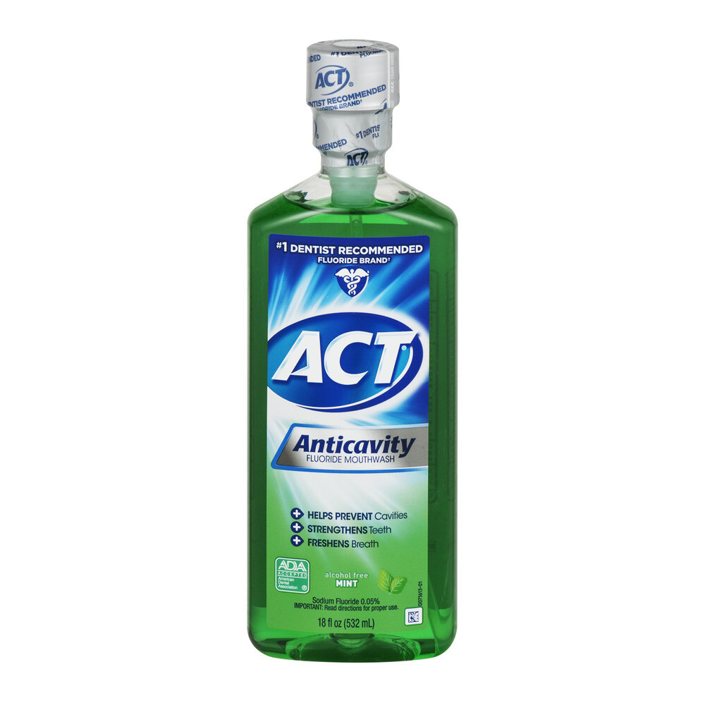Act Anticavity Mouth Wash Mint 18oz