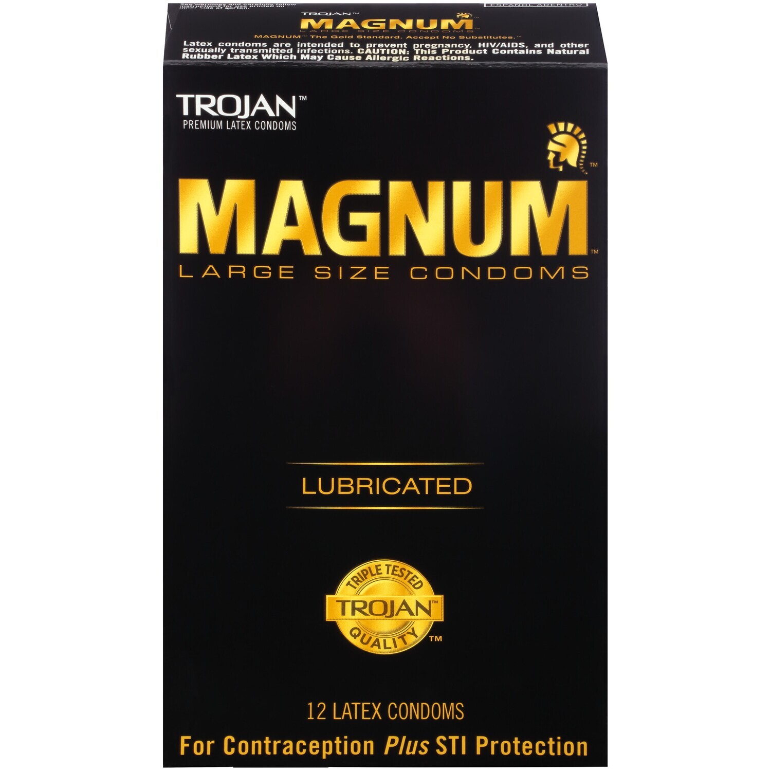Trojan Magnum Lubricated Condoms 12ct
