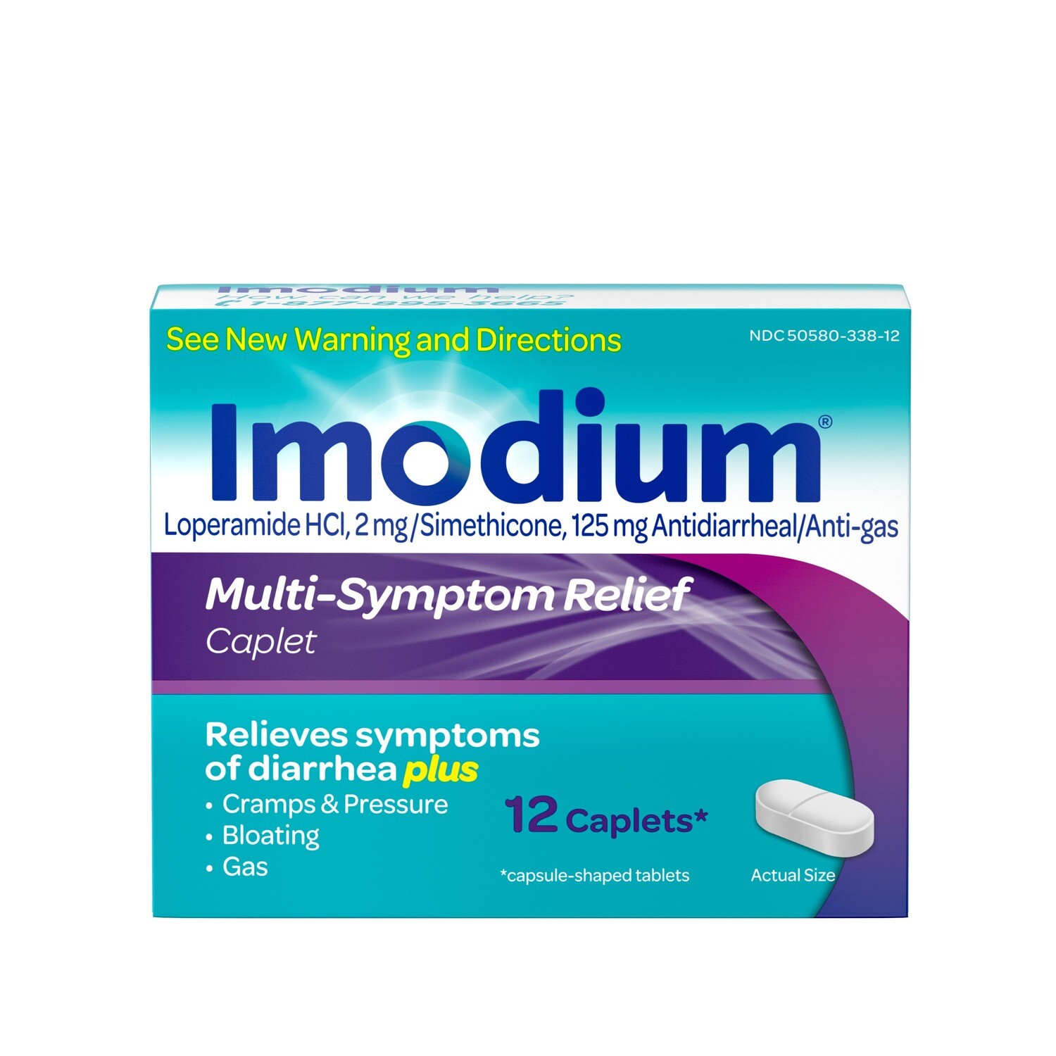 Imodium Multi-Symptom Relief Caplet 12ct