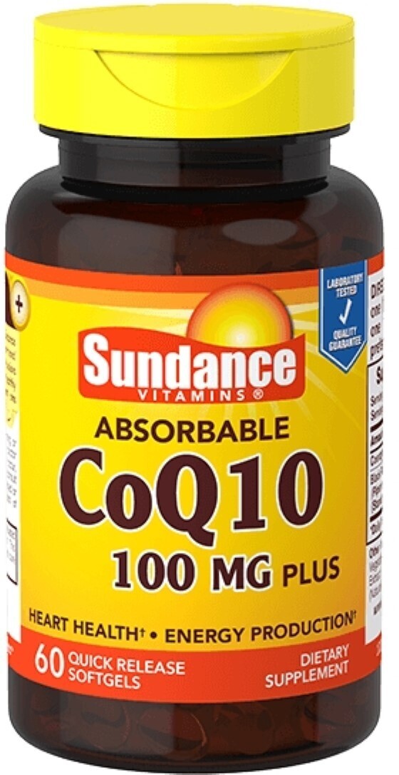 Sundance Co Q-10 100mg with Black Pepper Extract Softgels 60ct
