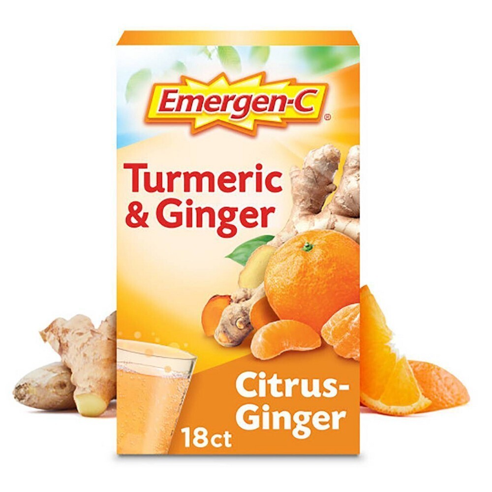 Emergen-C Everyday Immunity Powder Turmeric and Ginger 18ct