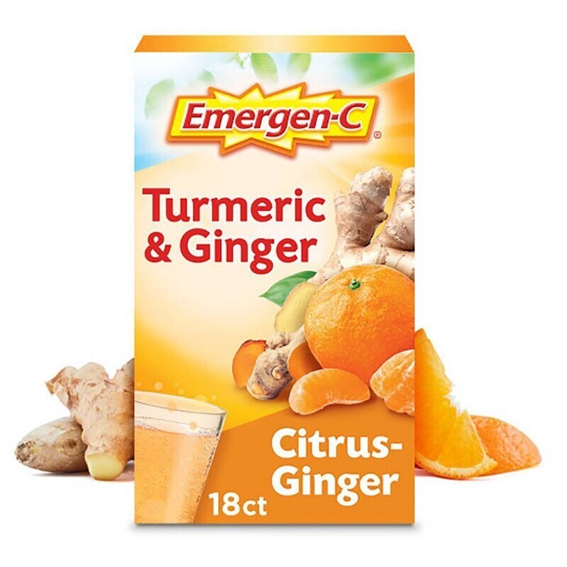 Emergen-C Everyday Immunity Powder Turmeric and Ginger 18ct