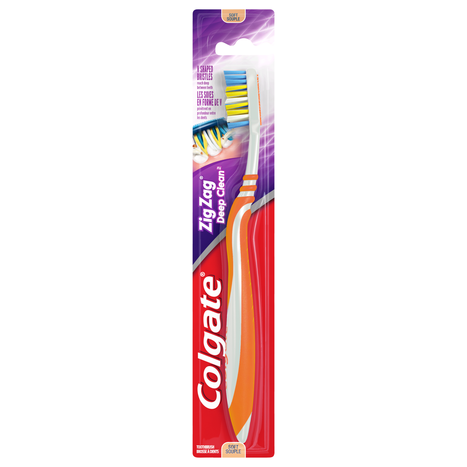 Colgate ZigZag Deep Clean Soft Manual Toothbrush