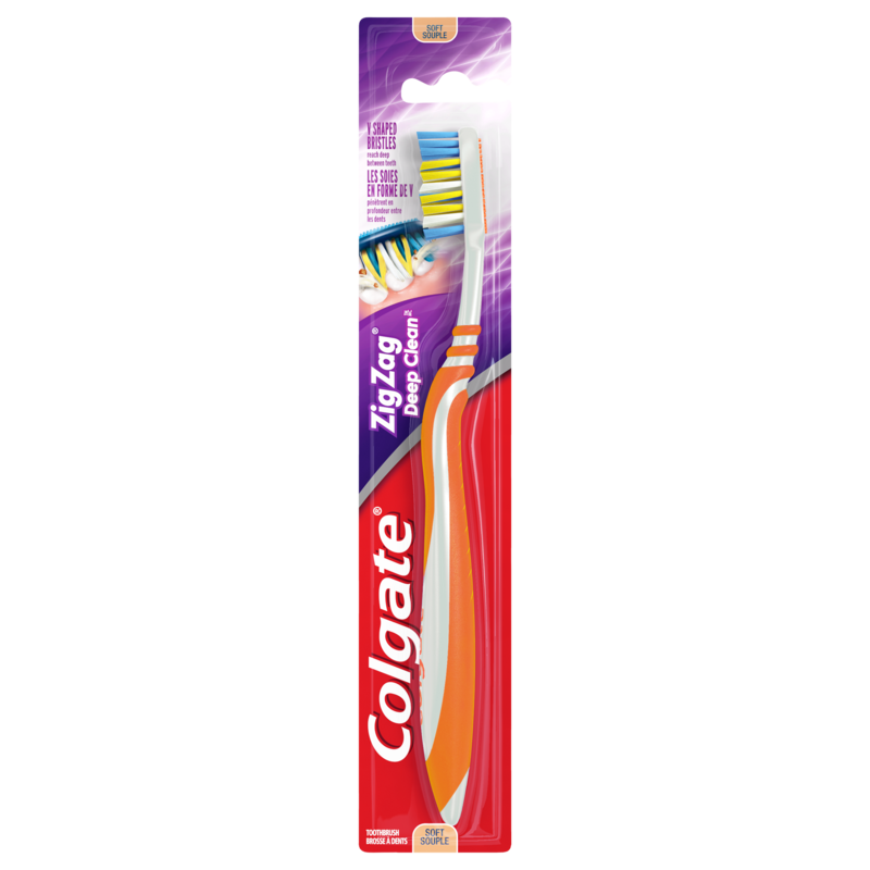 Colgate ZigZag Deep Clean Soft Manual Toothbrush