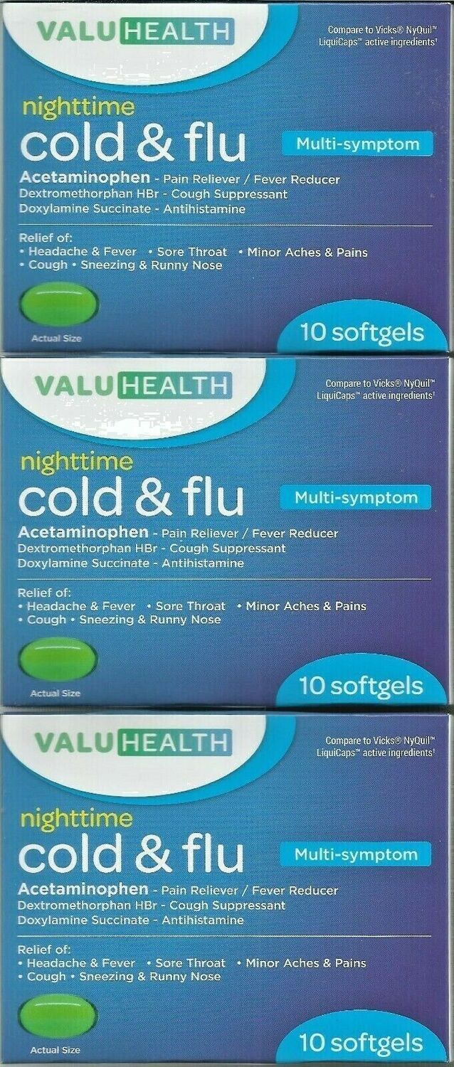 Daytime Cold-Flu Relief Softgel 10ct