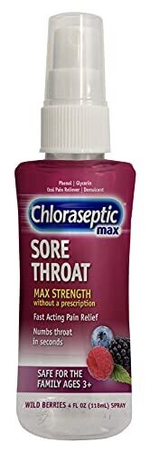 Chloroseptic Max Strength Spray Berry 4fl oz