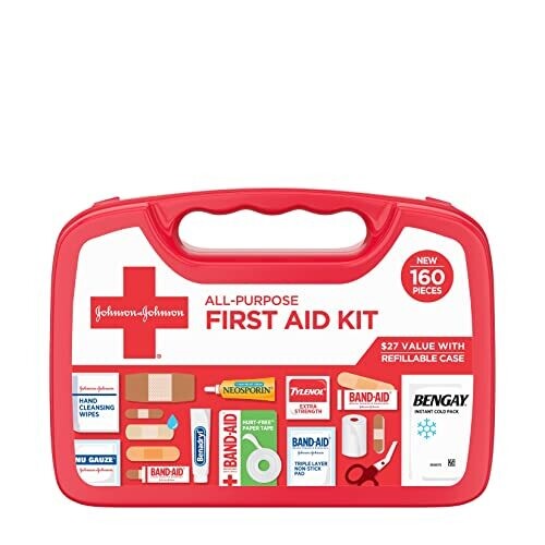 Johnson &amp; Johnson All Purpose Compact First Aid Kit