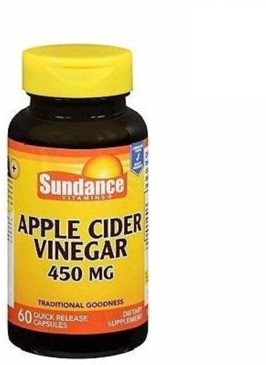 Sundance Apple Cider Vinegar 450mg Capsules 60ct