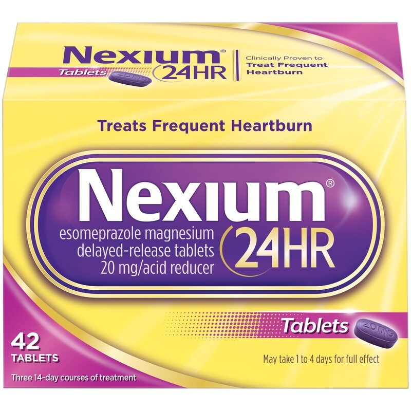 Nexium 24hr 20 Mg Tablet 42ct