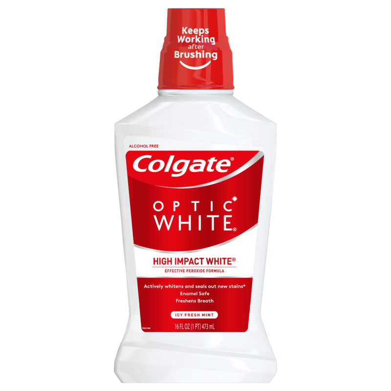 Colgate Optic White Mouth Wash 16oz