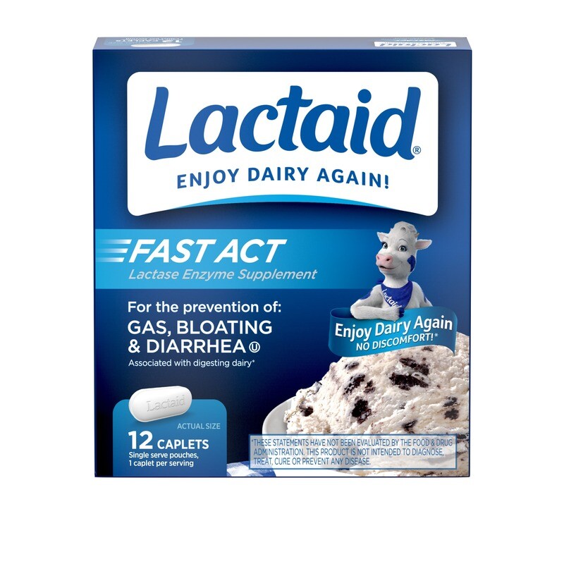Lactaid Fast Act Caplet 12ct