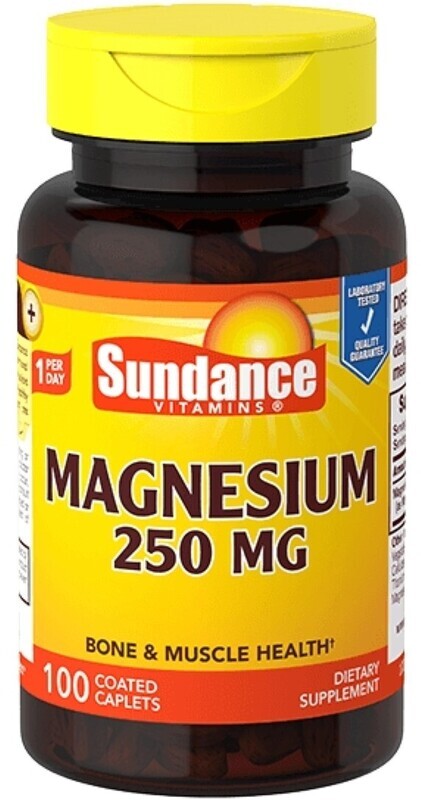 Sundance Magnesium 250mg Tablets 100ct