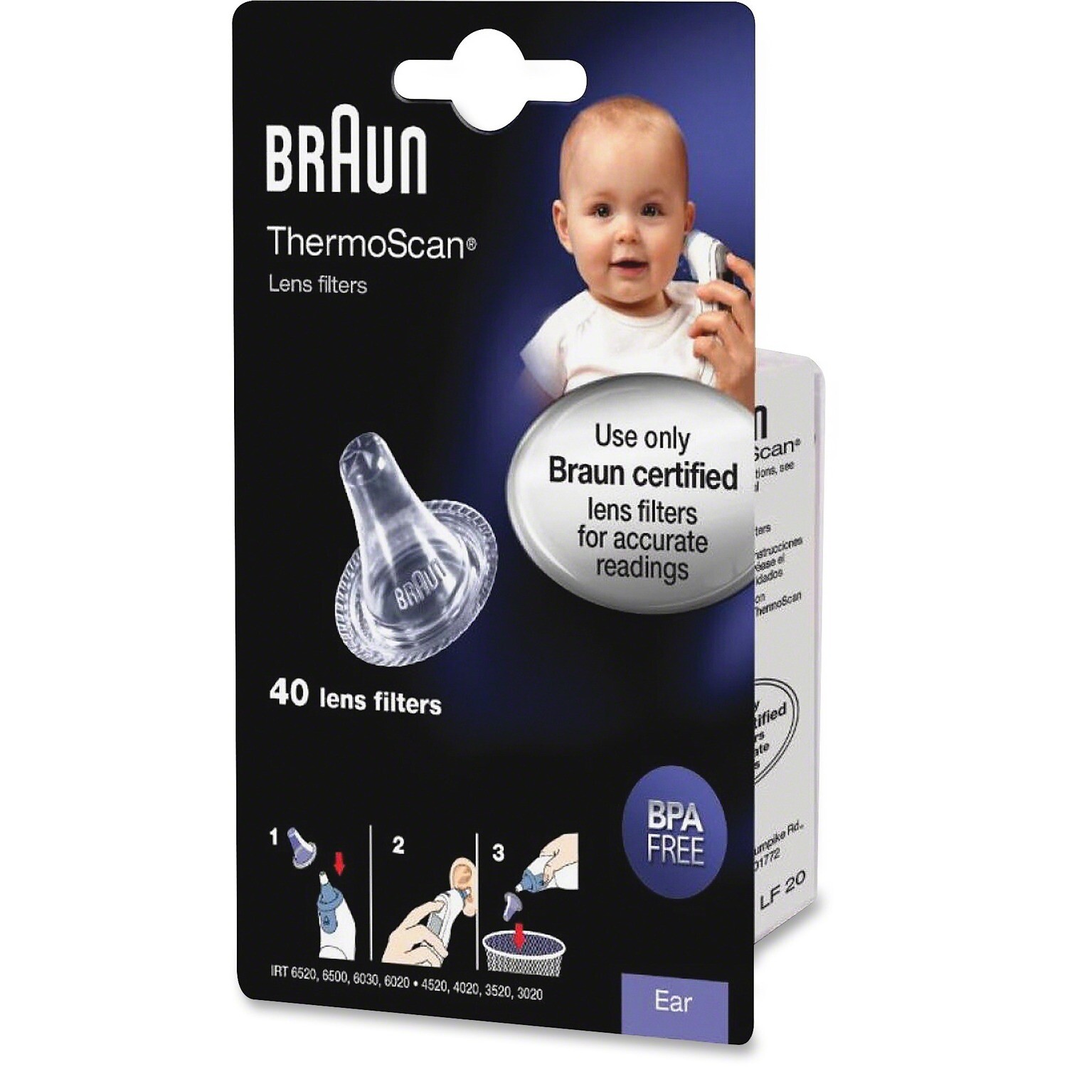 Braun ThermoScan Lens Filter  40ct