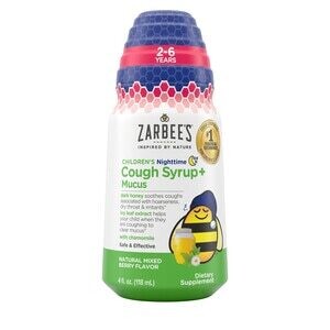 Zarbee&#39;s Kids Cough + Mucus Syrup Nighttime Berry