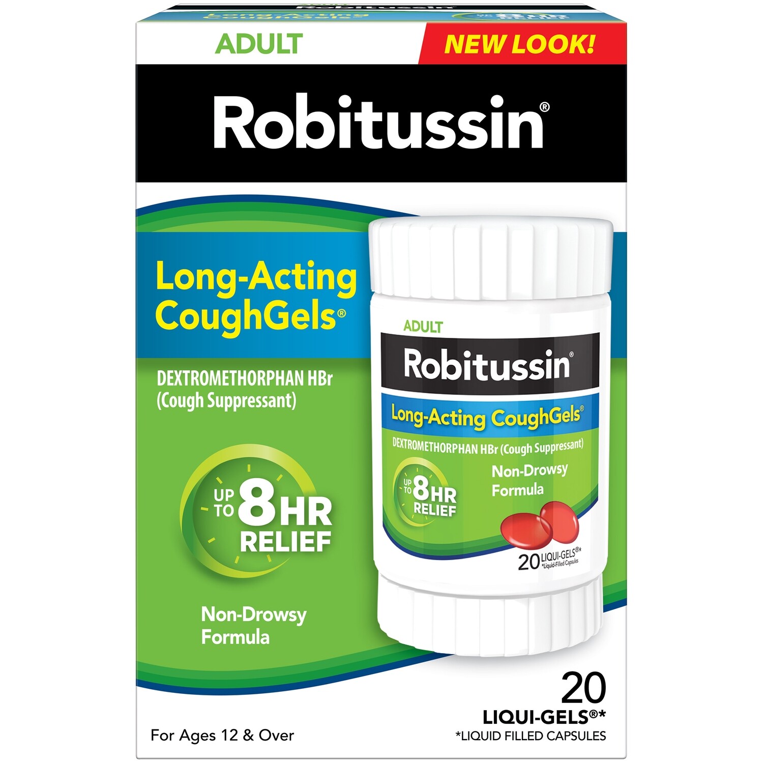 Robitussin Long-Acting Cough Gels 20ct