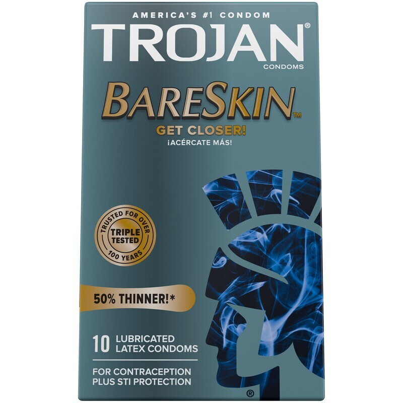 Trojan Bareskin Condoms 10ct