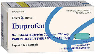 Foster and Thrive Ibuprofen 200 Mg Softgels 40ct