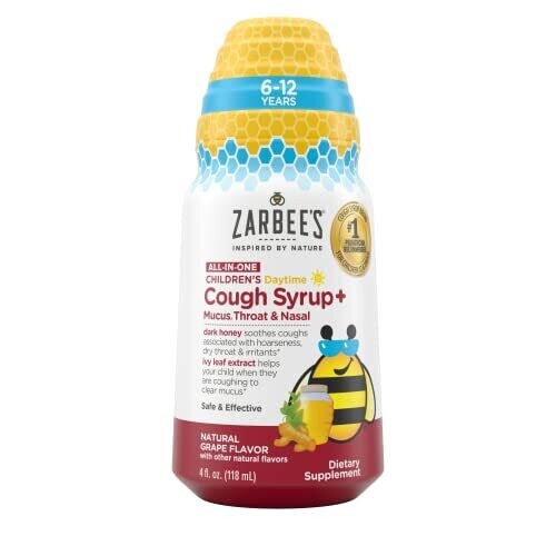 Zarbee’s Kids All-in-One Daytime Cough Syrup Grape