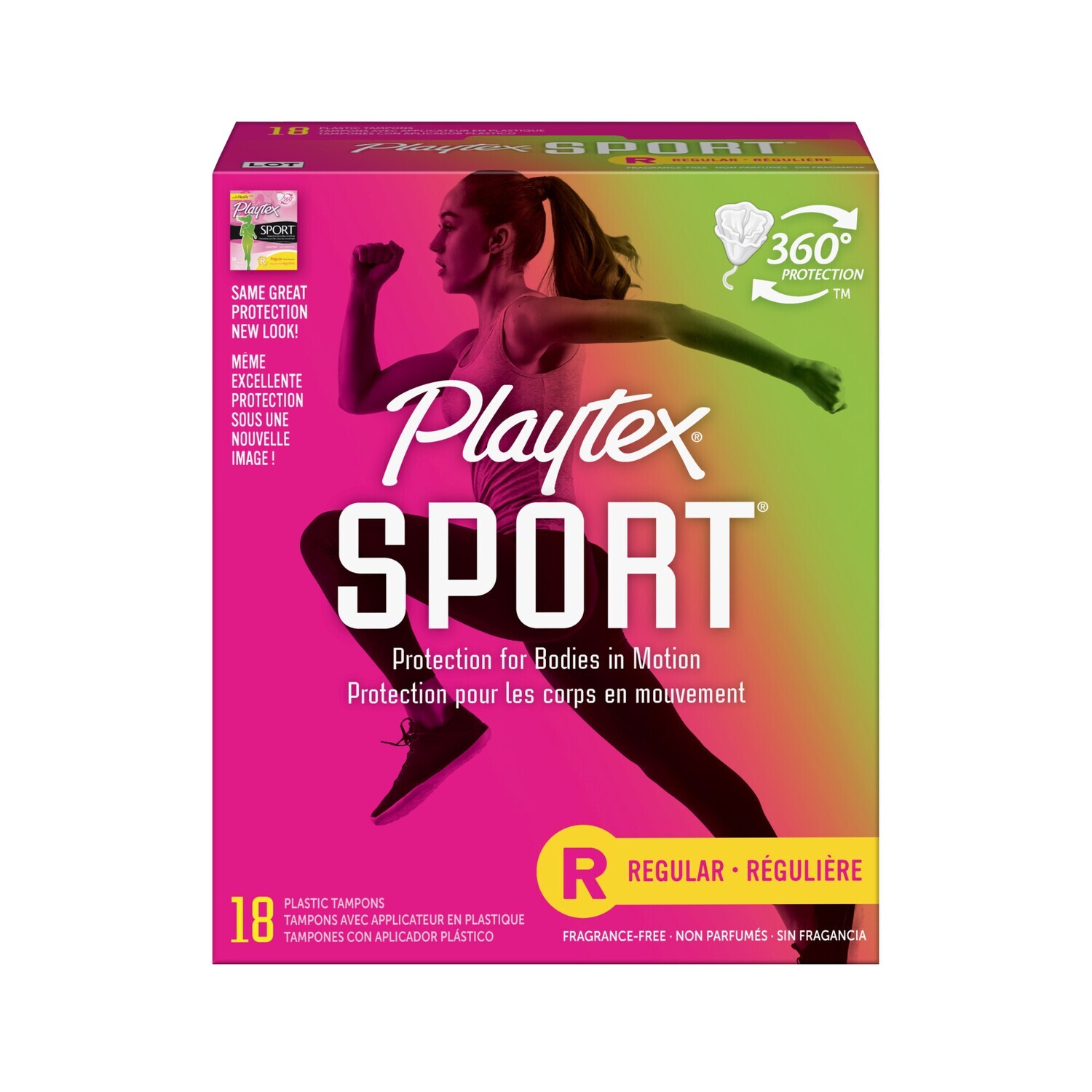 Playtex Tampon Sport Regular Unscented 18ct