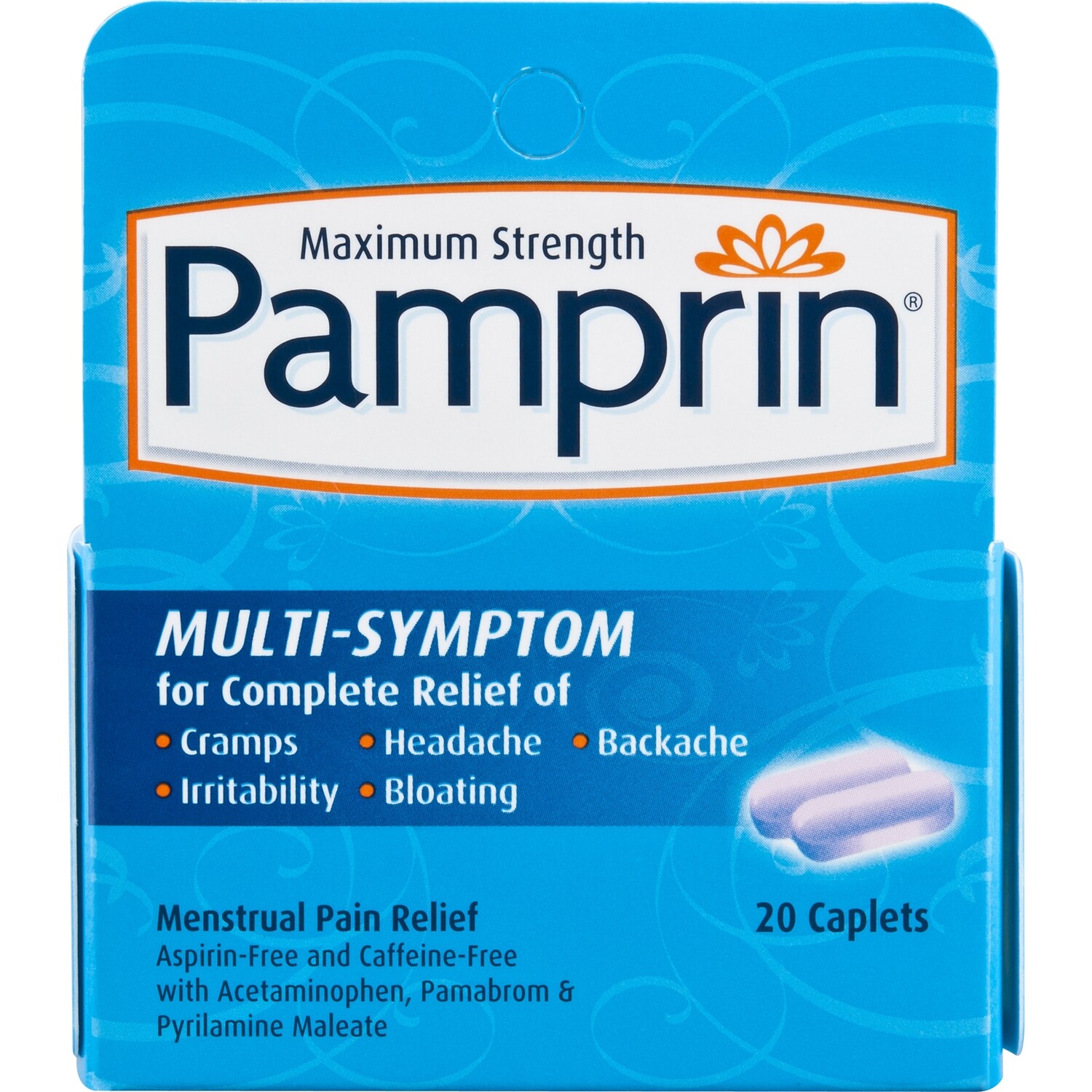 Pamprin Multi-Symptom Caplets 20ct