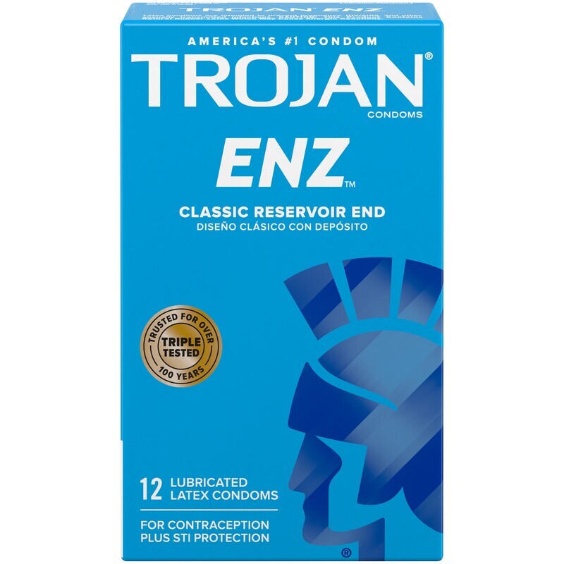Trojan-Enz Lubricated Condoms 12ct