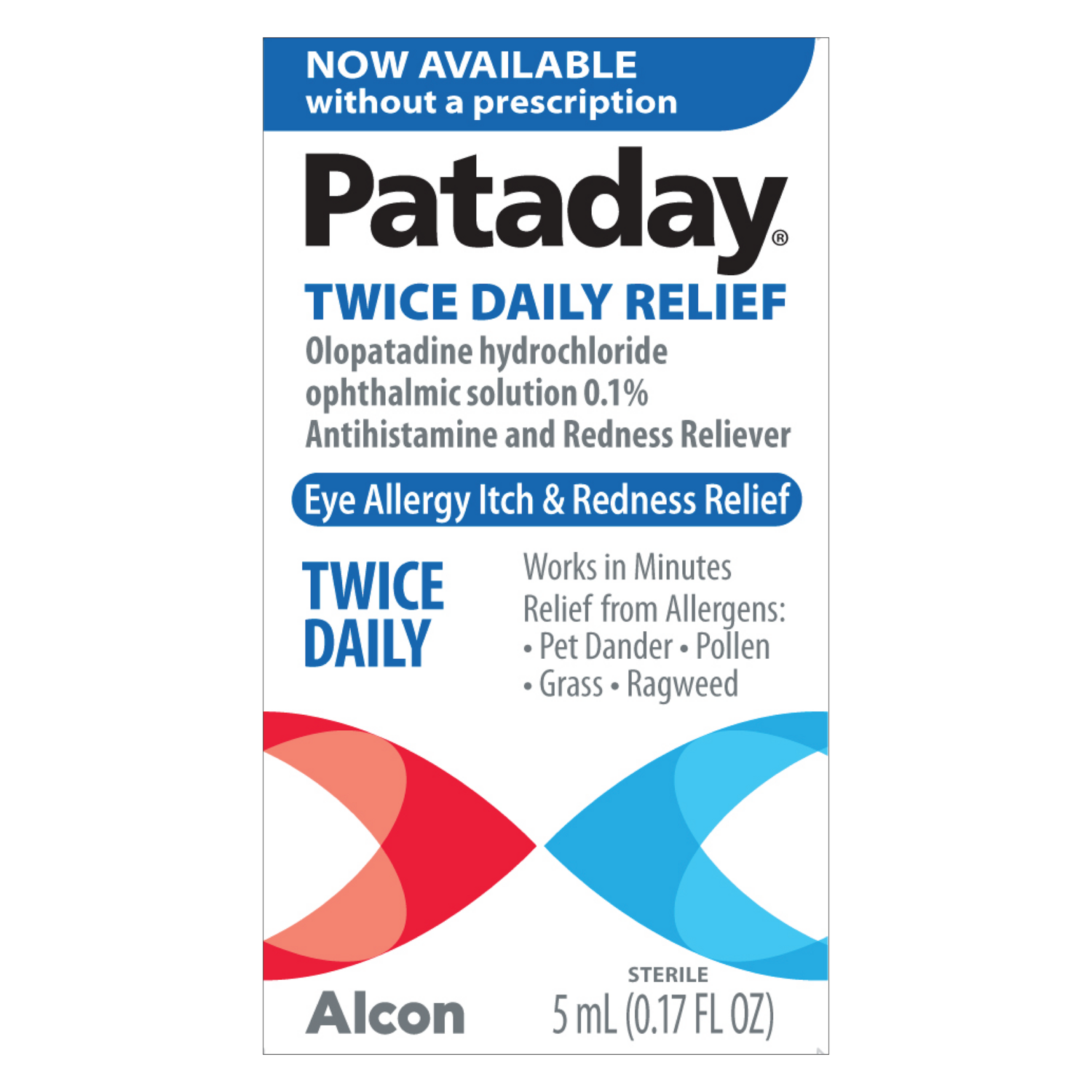 Pataday Twice Daily 0.1% Drops 5ml