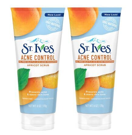 St Ives Apricot Acne Control Face Scrub 6oz