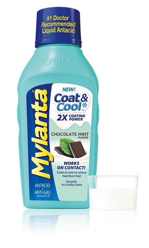 Mylanta Coat and Cool Chocolate Mint 12oz