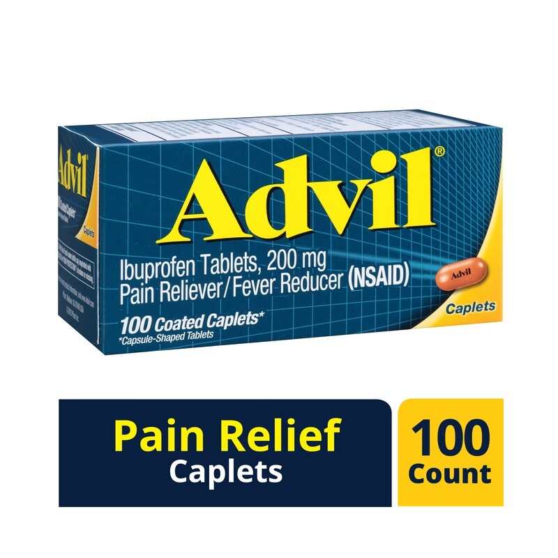 Advil 200 Mg Caplet 100ct