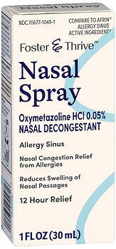 Foster and Thrive Nasal Spray 0.05% 1fl oz