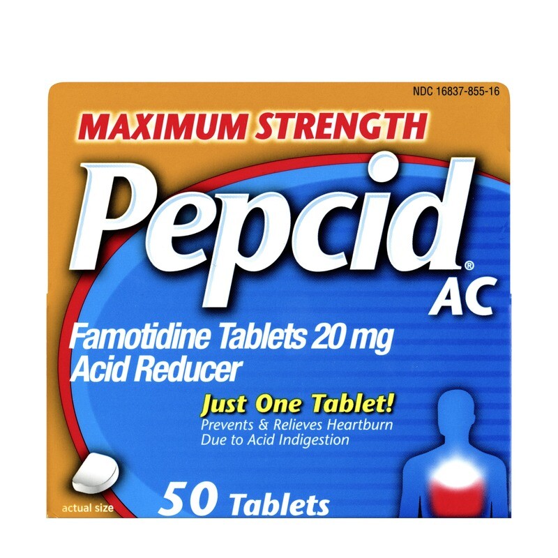 Pepcid AC 20 Mg Tablet 50ct