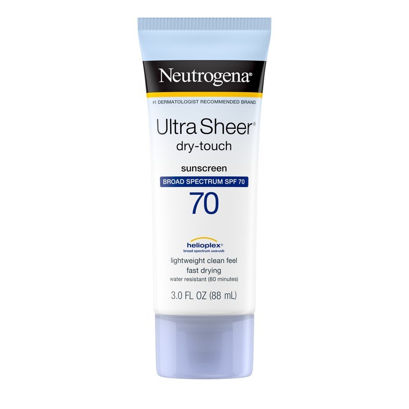 Neutrogena Ultra Sheer Sunblock SPF 70  3oz
