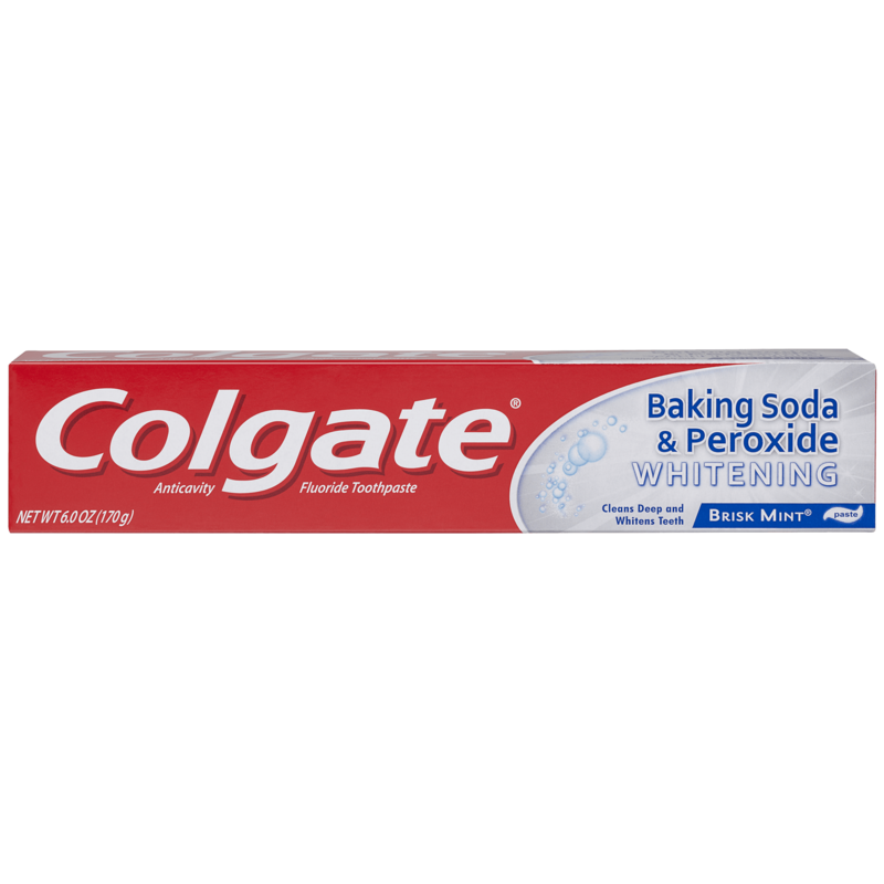 Colgate Baking Soda and Peroxide Toothpaste Brisk Mint 6oz