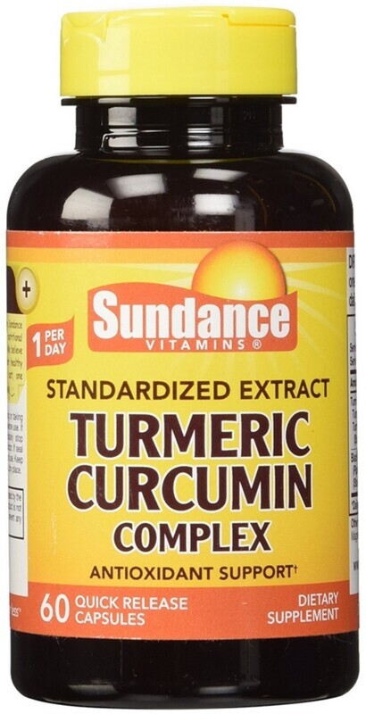 Sundance Turmeric Curcumin Complex with Black Pepper Capsules 60ct