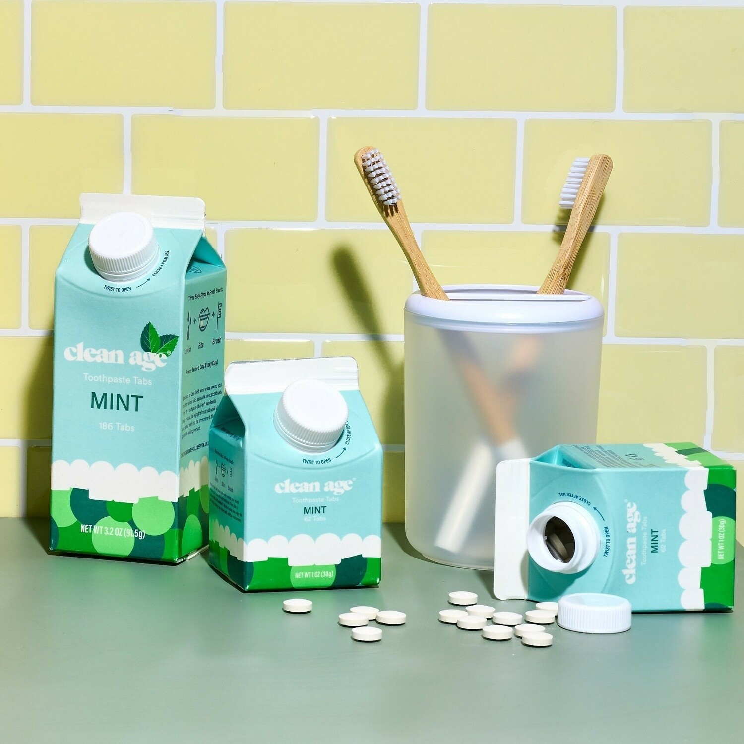 Clean Age  Toothpaste Tablets Mint