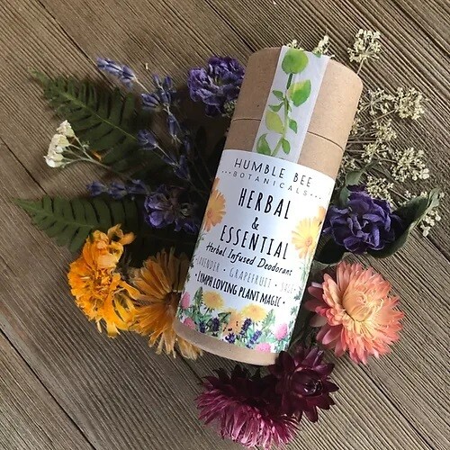 Humble Bee Botanicals Herbal &amp; Essential All Natural Herbal Deodorant