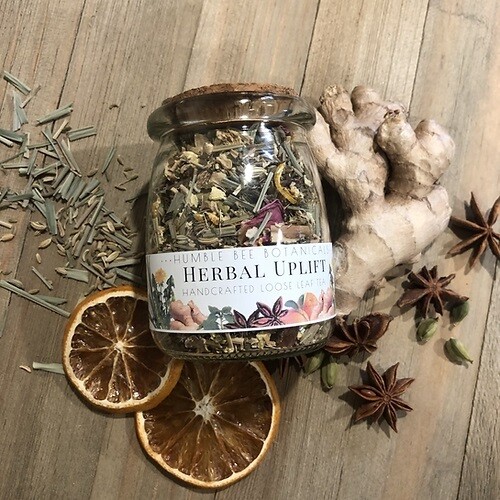 Humble Bee Botanicals Herbal Uplift Loose Leaf Tea Blend
