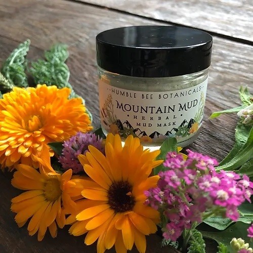 Humble Bee Botanicals Mountain Mud Herbal Clay Face Mask