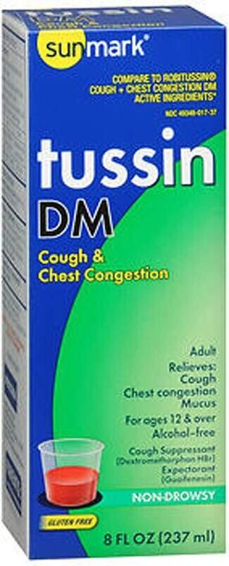 Sunmark Tussin DM 200-20mg/20mL 8fl oz