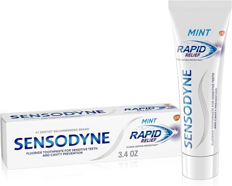 Sensodyne Rapid Relief Sensitive Toothpaste 3.4oz