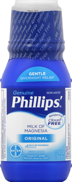 Phillips' Milk of Magnesia Original Flavor 12oz Phillips' Milk of Magnesia Original Flavor 12oz