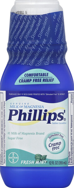 Phillips' Milk of Magnesia Mint 12oz Phillips' Milk of Magnesia Mint 12oz