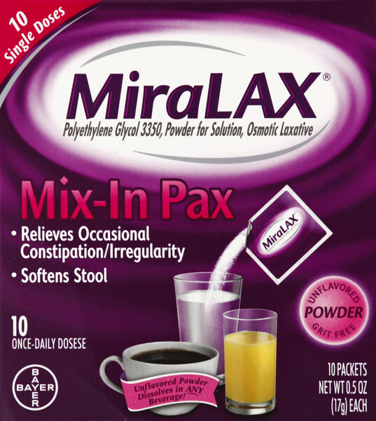 Miralax Mix in Pax 10ct